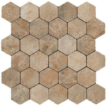 Мозаика Aix Beige Honeycomb Tumbled (A0UB) 