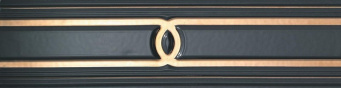 Декор Marvel Gold Black 7,8x30,5 (LVGB) 