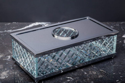 10231 Салфетница ХРОМ Crystal Luxury Options