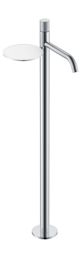 120-CRCR.4 Смеситель STICK напольный для умыв. CHROME SPIRALE