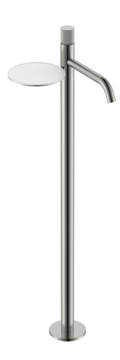 120-NB.3 Смеситель STICK напольный для умыв. Nikel Brush с ручкой LINEA