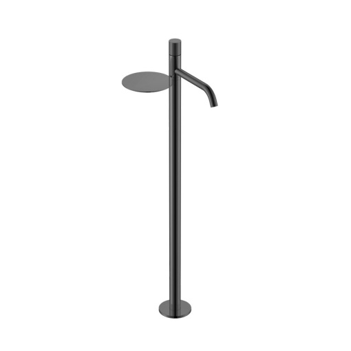120-SGM.2 Смеситель STICK напольный для умыв. Shine Gun Metal c ручкой TOUCH