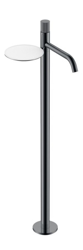 120-SGM.3 Смеситель STICK напольный для умыв. SHINE GUN METAL LINEA