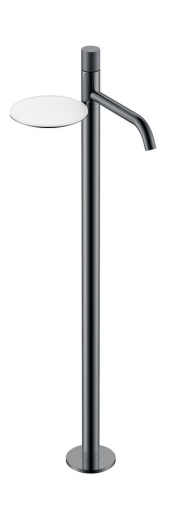 120-SGM.4 Смеситель STICK напольный для умыв. SHINE GUN METAL SPIRALE