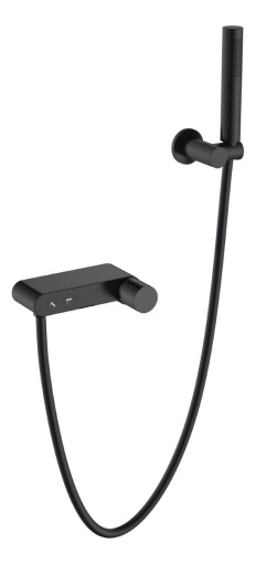 123-BB Смеситель STICK для ванны BLACK TOUCH BLACK