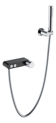 123-BCR Смеситель STICK для ванны BLACK DIAMOND CHROME