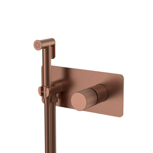 127-BRB.3 Смеситель гигиенический STICK BRUSHED BRONZE ручка LINEA