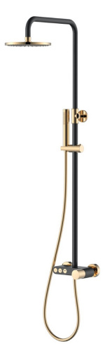 128-BG.2 Стойка для душа STICK BLACK TOUCH Gold