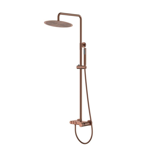 128-BRB.3 Стойка для душа STICK BRUSHED BRONZE LINEA