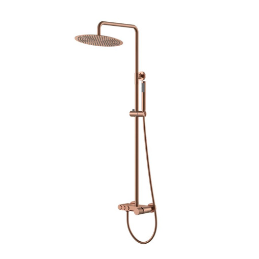 128-CB.4 Стойка для душа STICK COPPER BRUSHED SPIRALE