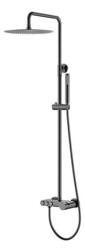 128-GM Стойка для душа STICK Gun Metal c ручкой DIAMOND