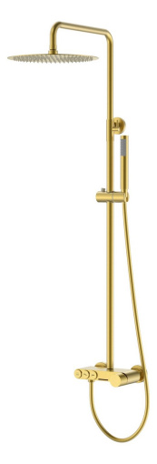 128-MG Стойка для душа Stick Matt Gold c ручкой Diamond