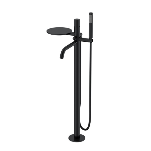 129-BB.4 Смеситель STICK напольный BLACK SPIRALE