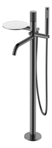 129-GM.2 Смеситель STICK напольный Gun Metal c ручкой TOUCH