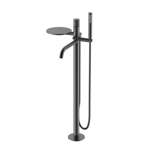 129-GM.4 Смеситель STICK напольный Gun Metal SPIRALE