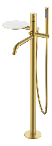 129-MG Смеситель Stick напольный Matt Gold Diamond