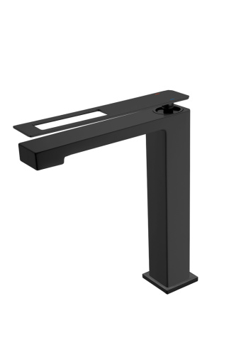 142-BB Смеситель Q для умыв. выс. BlackBlack_Комплект
