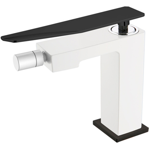 146-WB.2 Смеситель Q для биде White Black.2 (комплект)