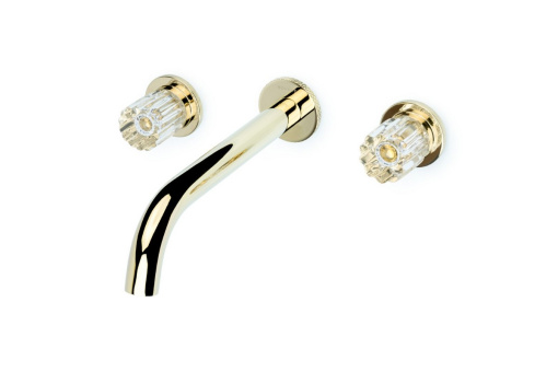 152-2-G-EL Смеситель из стены Elegante на 3 отв. Gold