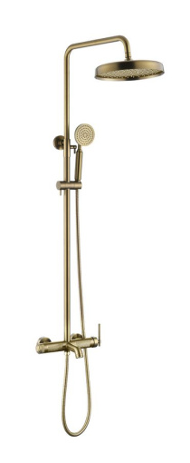178-MG Стойка для душа ETERNA MATT GOLD