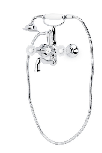 273-Camelia Смеситель для ванны(душевой комплект), Camelia Хром (комплект)