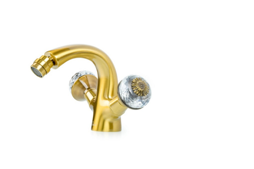 316-FL Смеситель для биде Flora Бронза