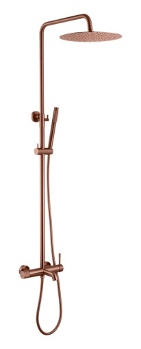 468-BRB Стойка для душа со смесителем UNO Brushed Bronze