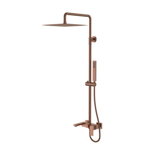 478-BRB Стойка для душа QUBIC Brushed Bronze