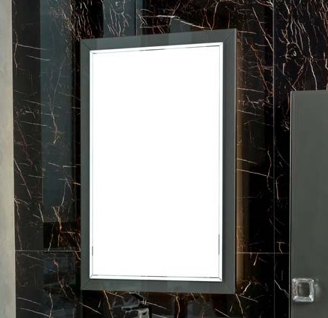 567-GR Зеркало Dolce Глянцевый Графит 105x70см