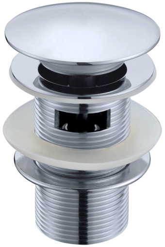 612/2 Слив для раковины с переливом, автомат(клик-клак) BRILLANTE