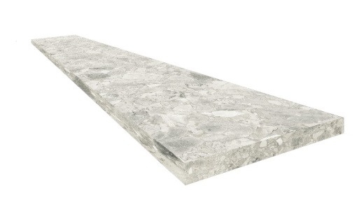 Ступень Брера Уайт 33x120 угловая левая