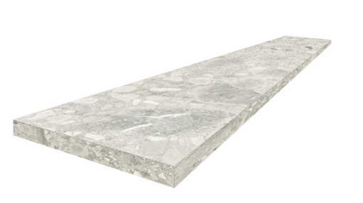 Ступень Брера Уайт 33x120 угловая правая