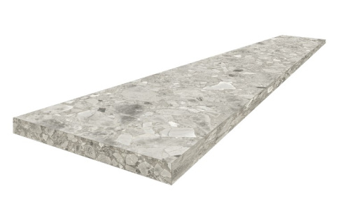 Ступень Брера Грэй 33x120 угловая правая