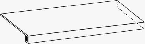 Ступень Фоссил Дезерт 33x120 угловая правая (620070003054)