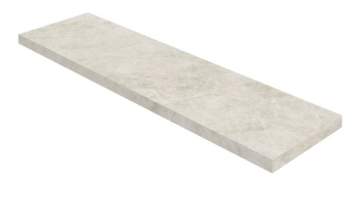 Ступень Лирика Уайт 33x120 угловая правая