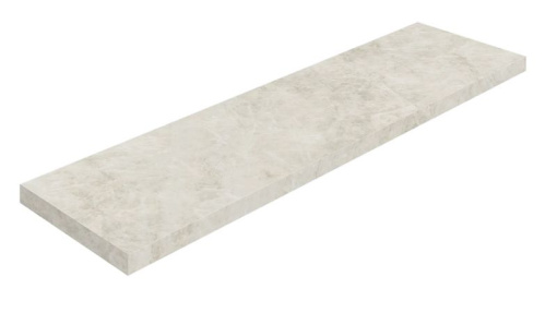 Ступень Лирика Уайт 33x120 угловая левая