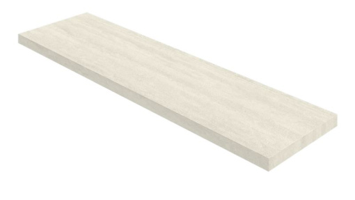 Ступень Рим Уайт 33x120 угловая правая