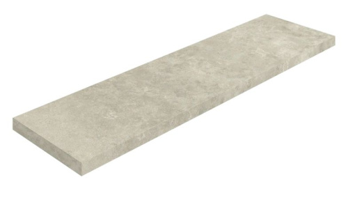 Ступень Тиволи Грэй 33x120 угловая левая