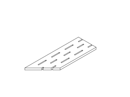 Решетка Дженезис Силвер 20x60 левая X2 (620090000613)