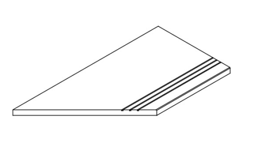 Бортик Космос Грэй 30x120 грип левый (620090001411)