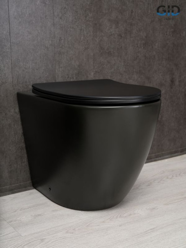 Унитаз приставной Gid TRS-269BM 62214Y черный матовый 56x36.5x42