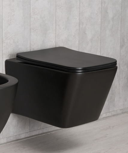 Унитаз подвесной Gid Tr2144Bm 62225Y черный матовый 52x36x33.5