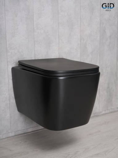 Унитаз подвесной Gid Tr2140Bm 62255Y черный матовый 51x35x37.5