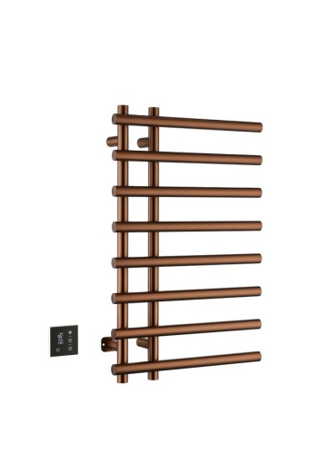 722-BRB Полотенцесушитель электрический круглый сухой BRUSHED BRONZE