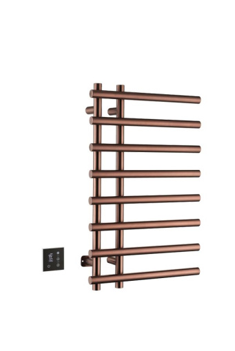 722-CB Полотенцесушитель электрический круглый сухой COPPER BRUSHED
