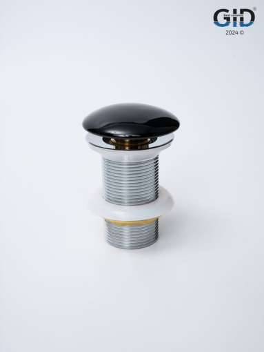 Донный клапан Gid без перелива Bl100 72201K черный глянцевый 7x7x10