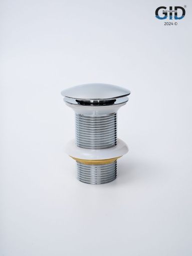 Донный клапан Gid без перелива Ch100 73302K хром 7x7x10