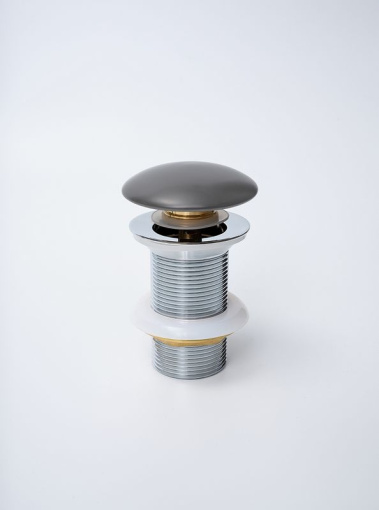 Донный клапан Gid без перелива Dgm100 74408K темно-серый матовый 7x7x10