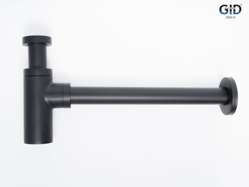 Сифон для раковины Gid G-74BL  75503S черный матовый