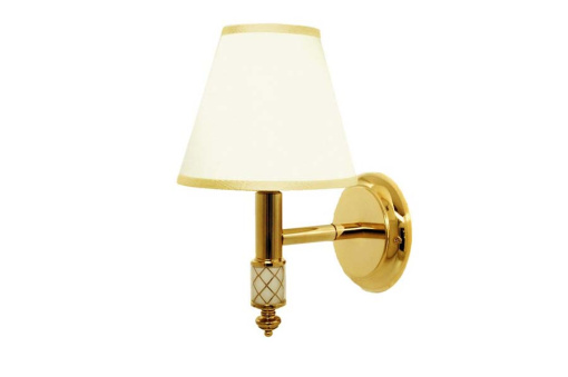 764 Бра BOHEME MURANO GOLD, белое
